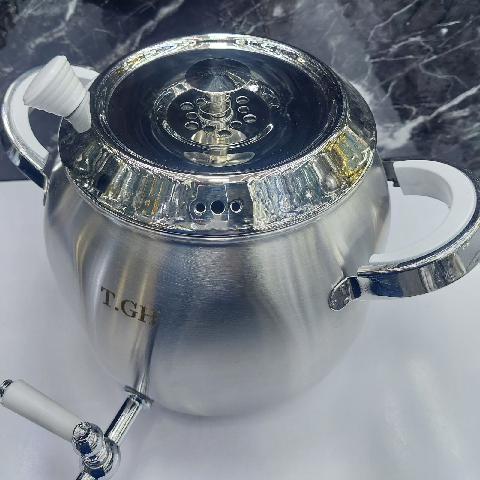 ست کتری و قوری تی جی اچ مدل 9020 گنجایش 6لیتر