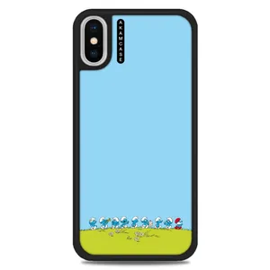 AKAM AMC-WAX-SMURFS-10 Cover For Apple iPhone X/Xs