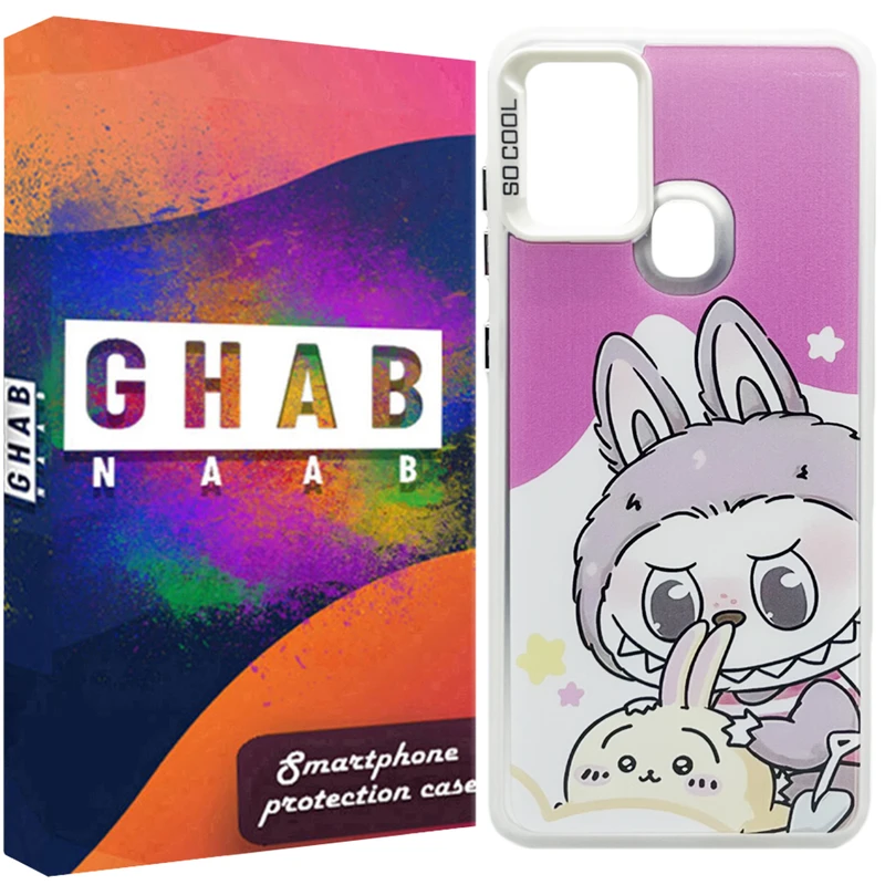 کاور قاب ناب مدل Socool طرح Labubu 05 مناسب برای گوشی موبایل سامسونگ Galaxy A21s