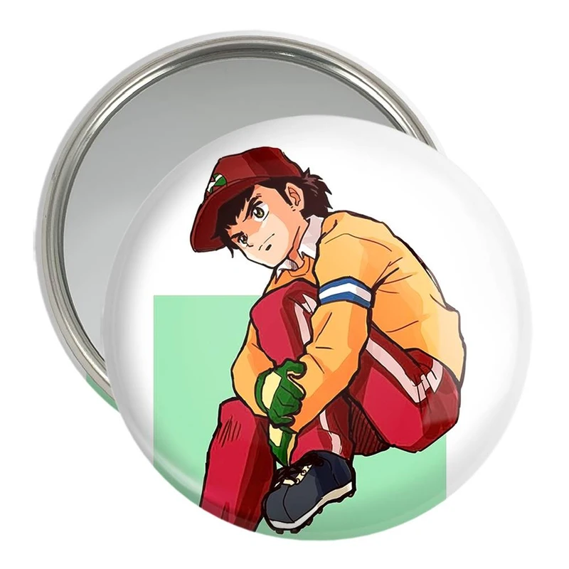 آینه جیبی خندالو مدل واکاشی زوما فوتبالیست ها  کد 10562