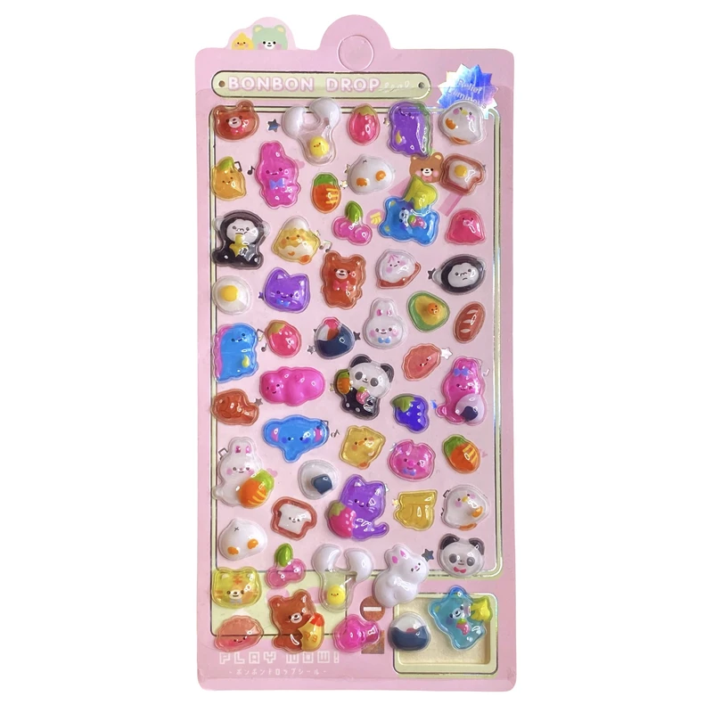 برچسب مدل برجسته سه بعدی طرح فانتزی کد 08