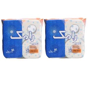 دستمال توالت رامک مدل R 8 بسته 8 عددی