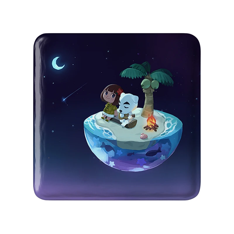 پیکسل خندالو طرح بازی انیمال کراسینگ Animal Crossing مدل مربعی کد 32659