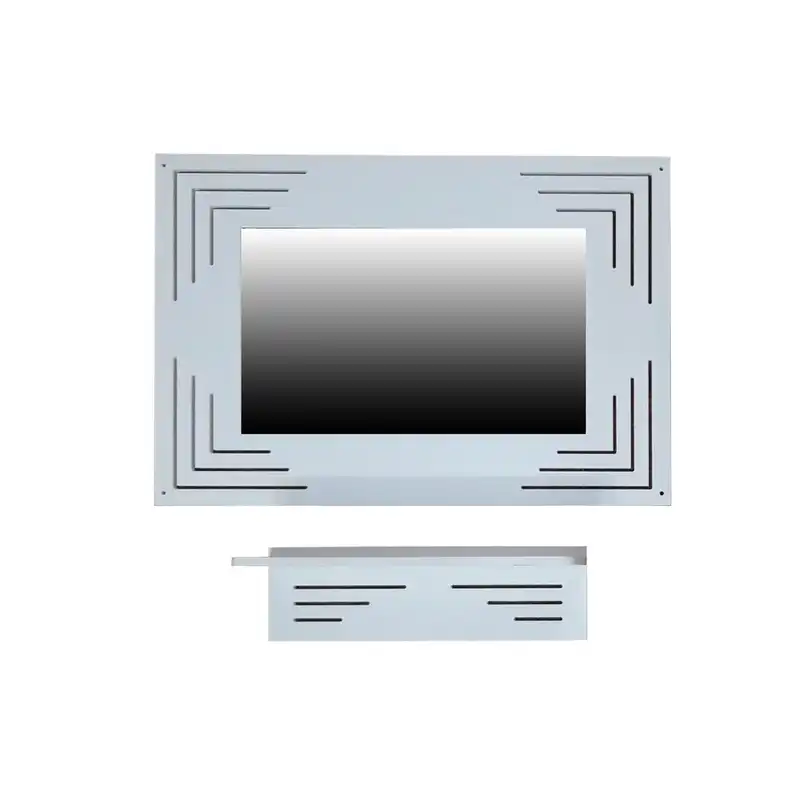 آینه خونه خاص مدل خطی به همراه شلف دیواری