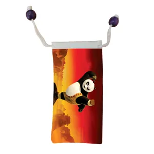 کاور عینک اطلس آبی طرح کارتون پاندای کونگ فو کار مدل KE1393