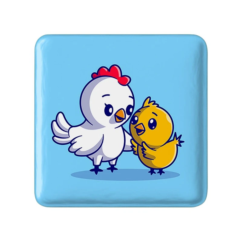 پیکسل خندالو مدل حیوانات بامزه مرغ و جوجه کد 29652