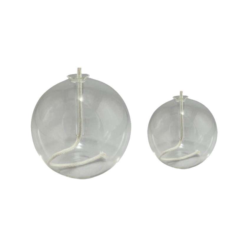 شیشه شمع مدل مایا هوم طرح شیشه ای کد sh-2021 مجموعه 2 عددی