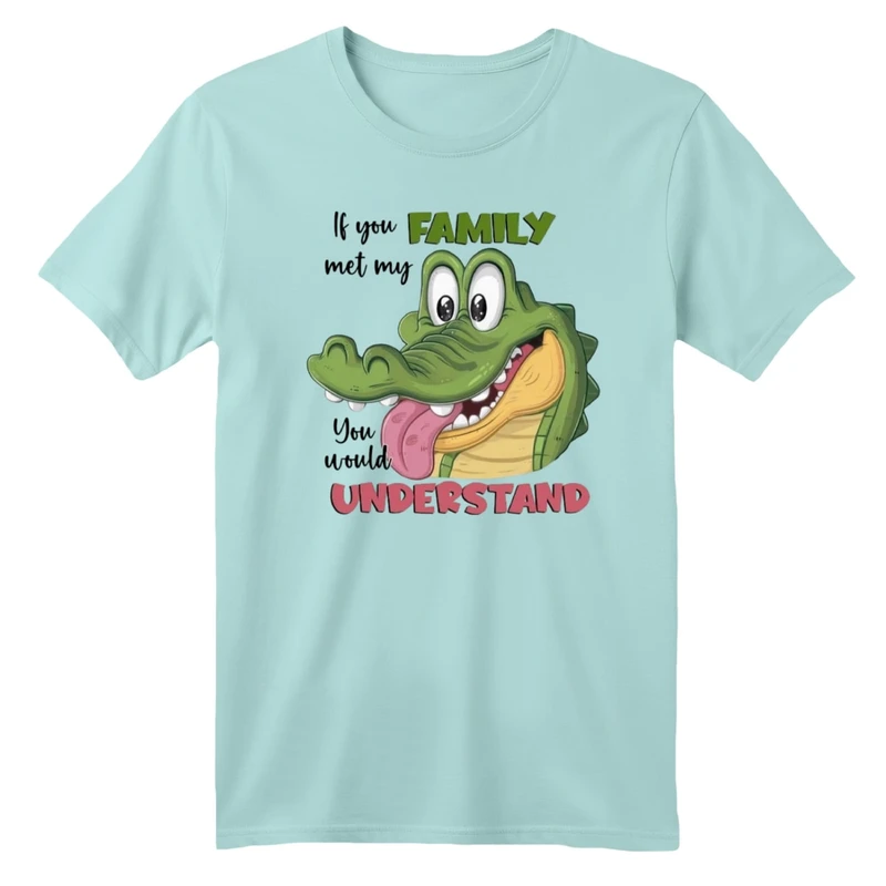 تی شرت آستین کوتاه بچگانه مدل تمساح