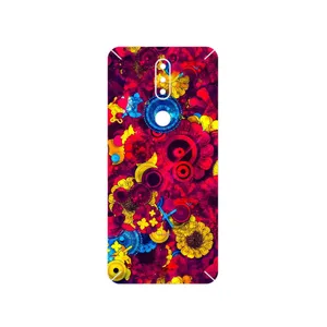 MAHOOT Vector Flower Garden Digital Art Cover Sticker for Nokia 2.4