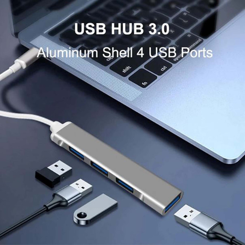 هاب 4 پورت USB-C مدل SUPER FAST TYPE-C