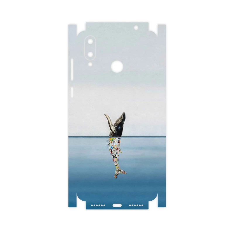 برچسب پوششی ماهوت مدل Collage of Sea Trash-FullSkin مناسب برای گوشی موبایل جی پلاس Q10
