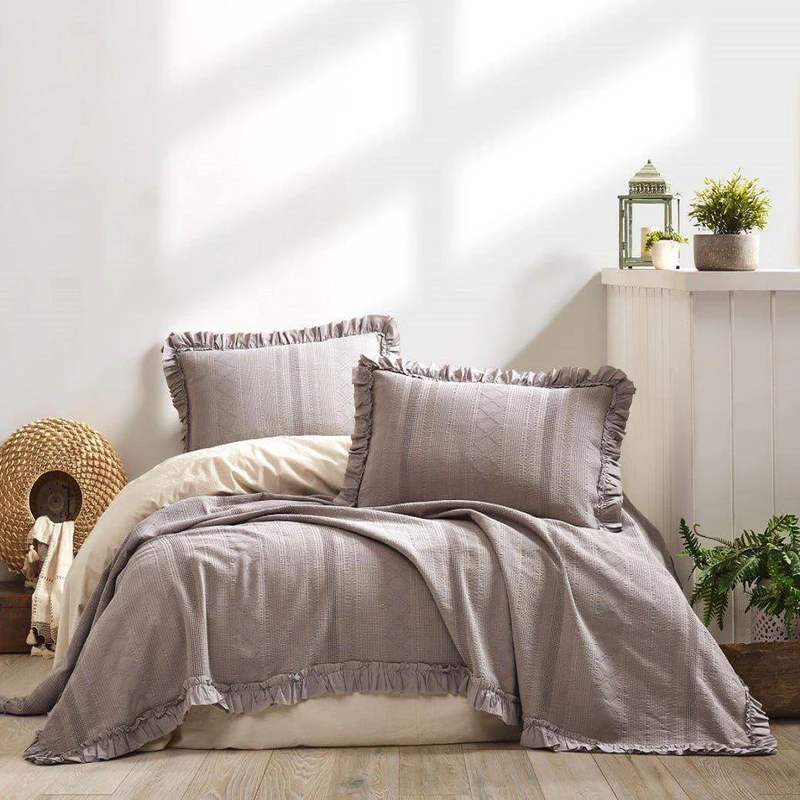 سرویس روتختی دو نفره 3 تکه شاهسِر مدل Tziana Gri C.K