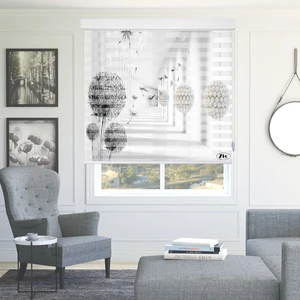 پرده زبرا زیو مدل 3D-1010 سایز 150x150 سانتی متر