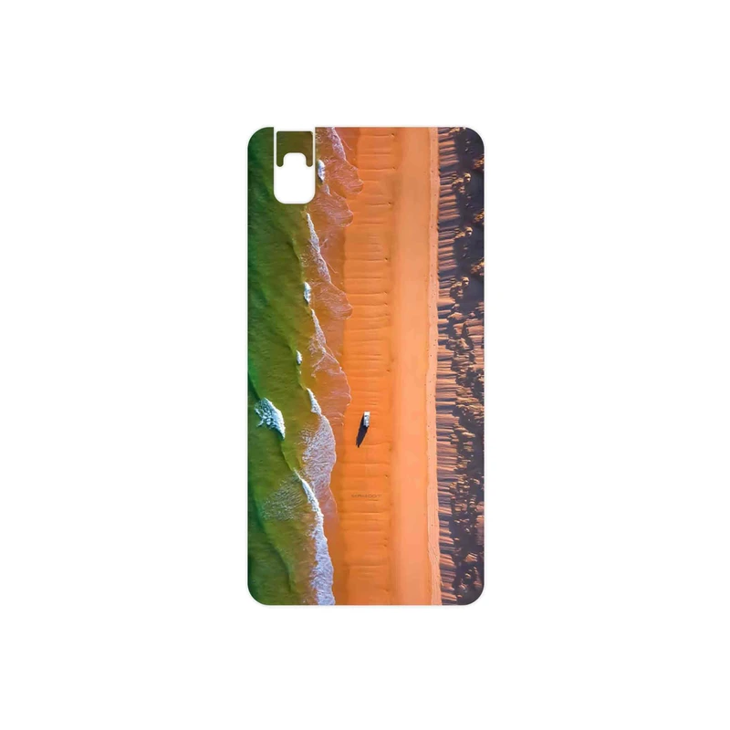 برچسب پوششی ماهوت مدل Beach and Green Sea مناسب برای گوشی موبایل هوآوی Shot X