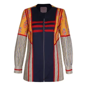 مانتو زنانه گره استایل مدل گندم زار