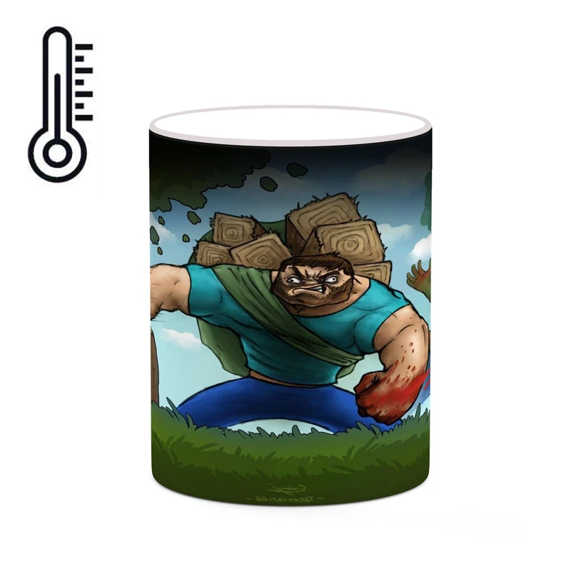 ماگ حرارتی کاکتی طرح ماینکرافت minecraft مدل mgh41471