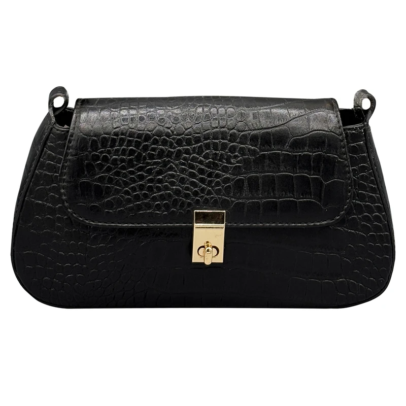 کیف دوشی زنانه مدل کروکو کد 3075