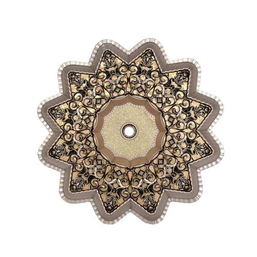 گل سقفی سپاهان سقف آرا مدل خورشیدی کد 277