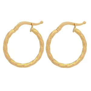 تخفیف گوشواره حلقه‌ای طلا 18 عیار زنانه طلای مستجابی مدل مارپیچی کد 5214