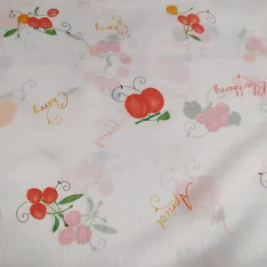 پارچه پرده ای طرح میوه