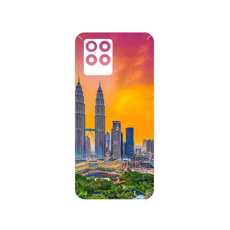 برچسب پوششی ماهوت مدل City of Kuala Lumpur مناسب برای گوشی موبایل ریلمی 8 Pro