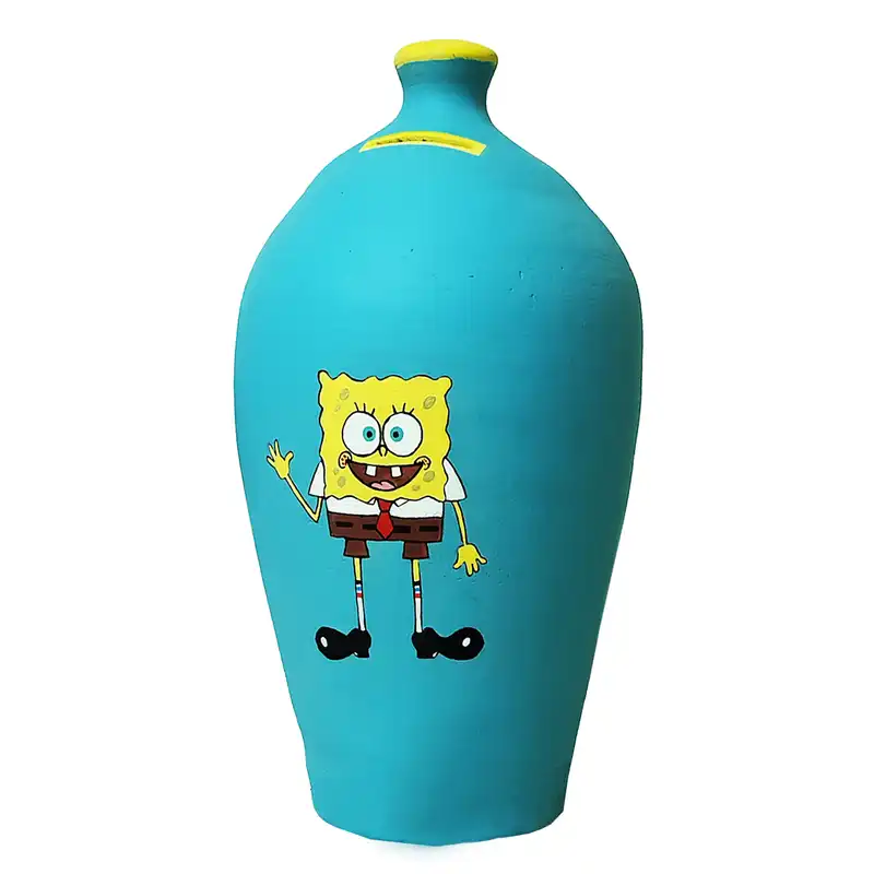 قلک سفالی مدل باب اسفنجی کد RO - 05