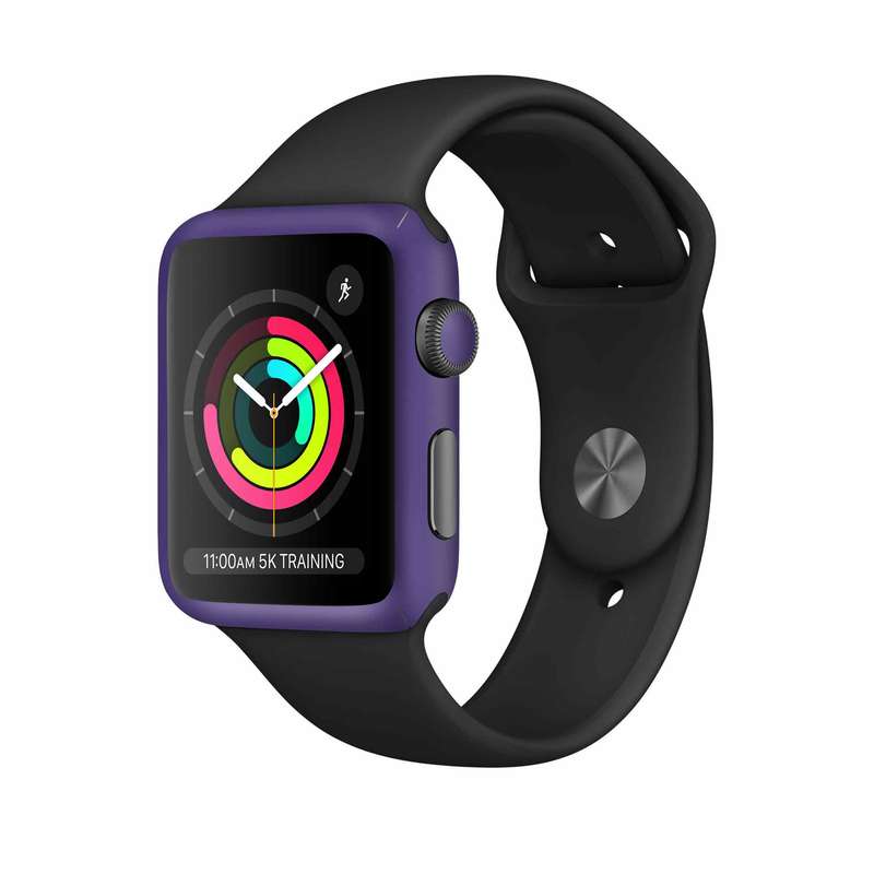 برچسب ماهوت طرح Matte-BlueBerry مناسب برای اپل واچ Watch 3 42mm