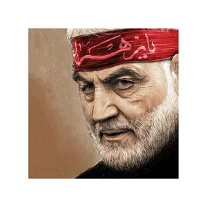 کاشی گلاک طرح سردار سلیمانی کد TT55