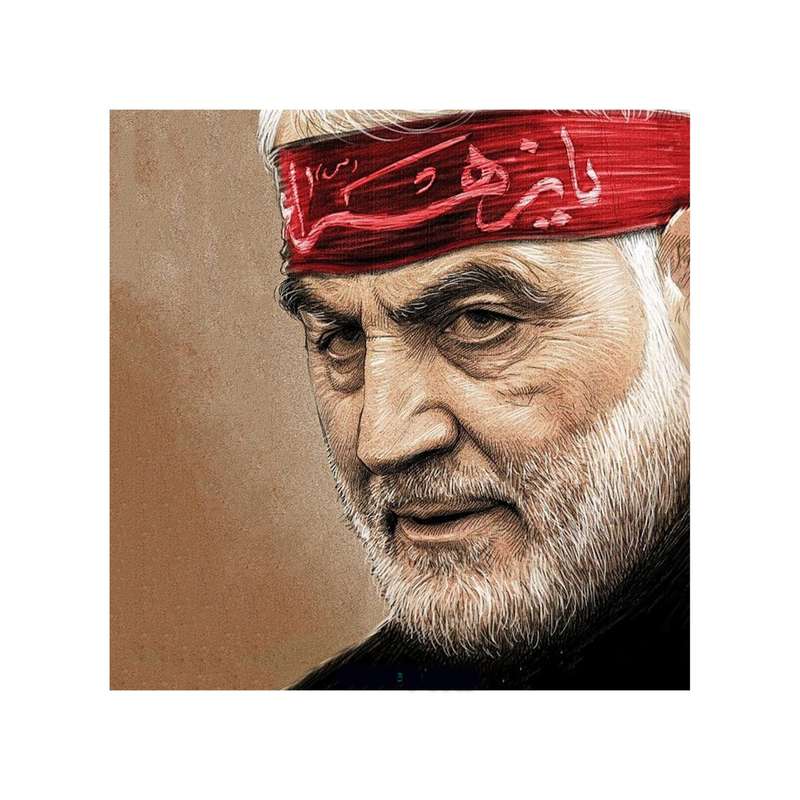 کاشی گلاک طرح سردار سلیمانی کد TT55