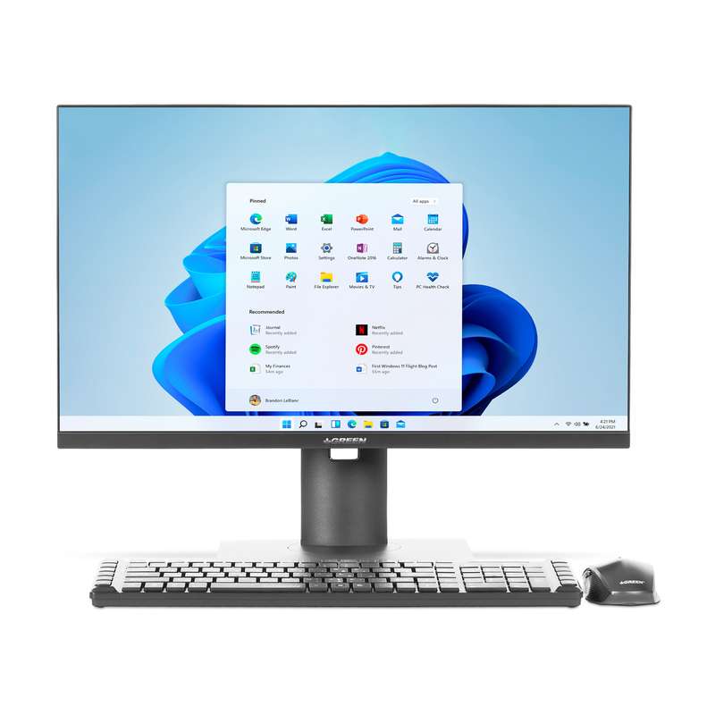 کامپیوتر همه کاره 23.8 اینچ گرین مدل GT624 با پردازنده Core i5 Intel Core i5 12400 رم 16 گیگابایت از نوع DDR4 حافظه داخلی 512 گیگابایت SSD کارت گرافیک UHD Graphics (integrated) نمایشگر از نوع VA کامپیوتر همه کاره 23.8 اینچ گرین مدل GT624 با پردازنده Core i5 Intel Core i5 12400 رم 16 گیگابایت از نوع DDR4 حافظه داخلی 512 گیگابایت SSD کارت گرافیک UHD Graphics (integrated) نمایشگر از نوع VA