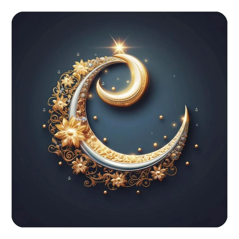 مگنت کاکتی طرح ماه و ستاره مدل mp50578