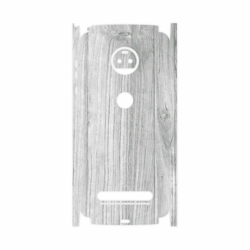 برچسب پوششی ماهوت مدل White Wood-FullSkin مناسب برای گوشی موبایل موتورولا Moto Z2 Force