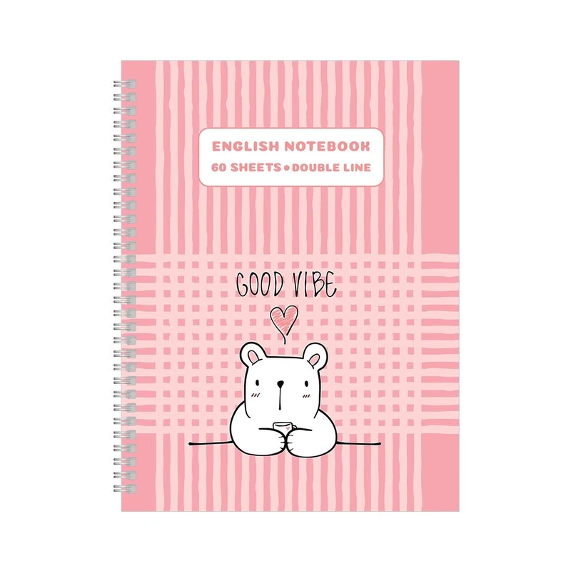 دفتر زبان ۶۰ برگ پانداک کد ۰۰۲