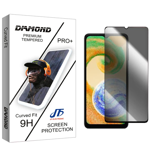 محافظ صفحه نمایش حریم شخصی جی اف مدل Diamond مناسب برای گوشی موبایل سامسونگ Galaxy A04s