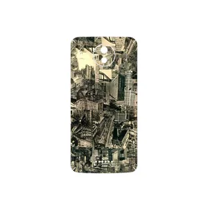 MAHOOT Collage of Skyscraper Cover Sticker for Motorola Moto C Plus