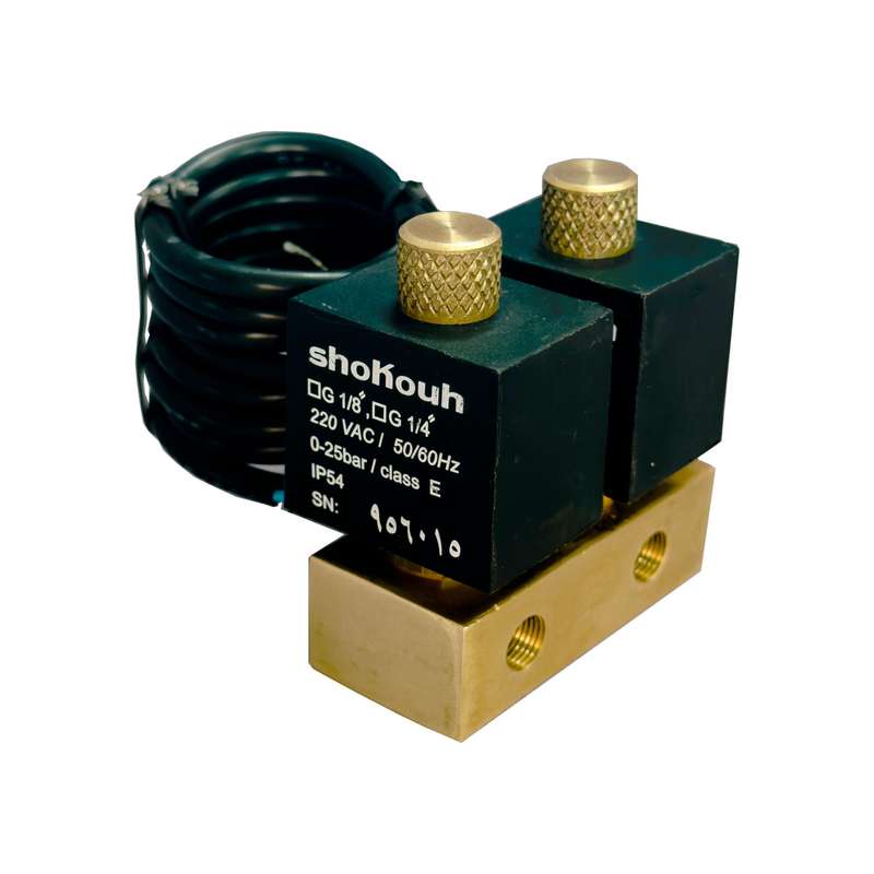 شیر برقی گازوئیل شکوه الکترونیک مدل دو قلو