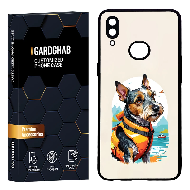 کاور گارد قاب مدل دور ژله ای هنری مناسب برای گوشی موبایل سامسونگ Galaxy A10s