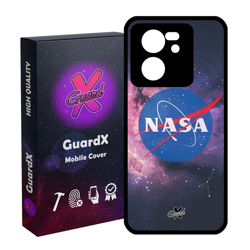 کاور گارد ایکس طرح Nasa مدل Glass10012 مناسب برای گوشی موبایل شیائومی 13T/13T Pro/Redmi K60 Ultra