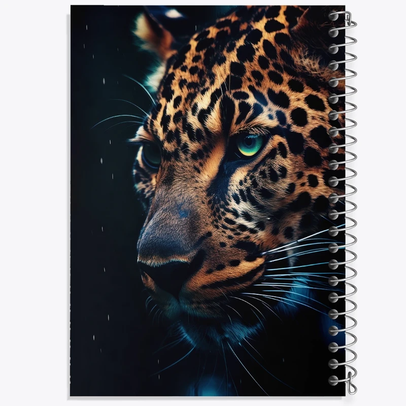 دفتر شطرنجی 50 برگ خندالو مدل پلنگ کد F2656