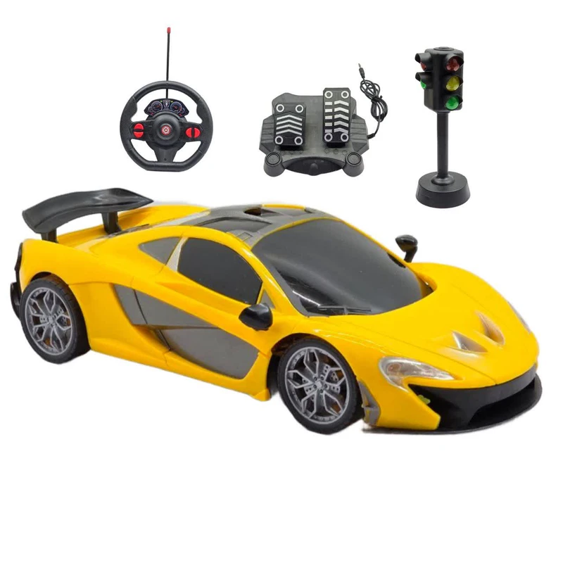 ماشین بازی کنترلی ناب سل مدل مکلارن شارژی پدال دار فرمانی همراه با چراغ راهنمایی MCLAREN NAAB001