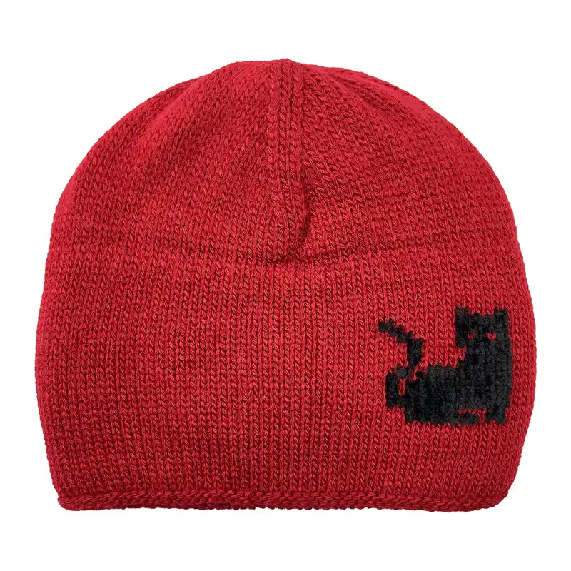 ست کلاه و شال گردن و دستکش بافتنی نوزادی تارتن مدل 67002