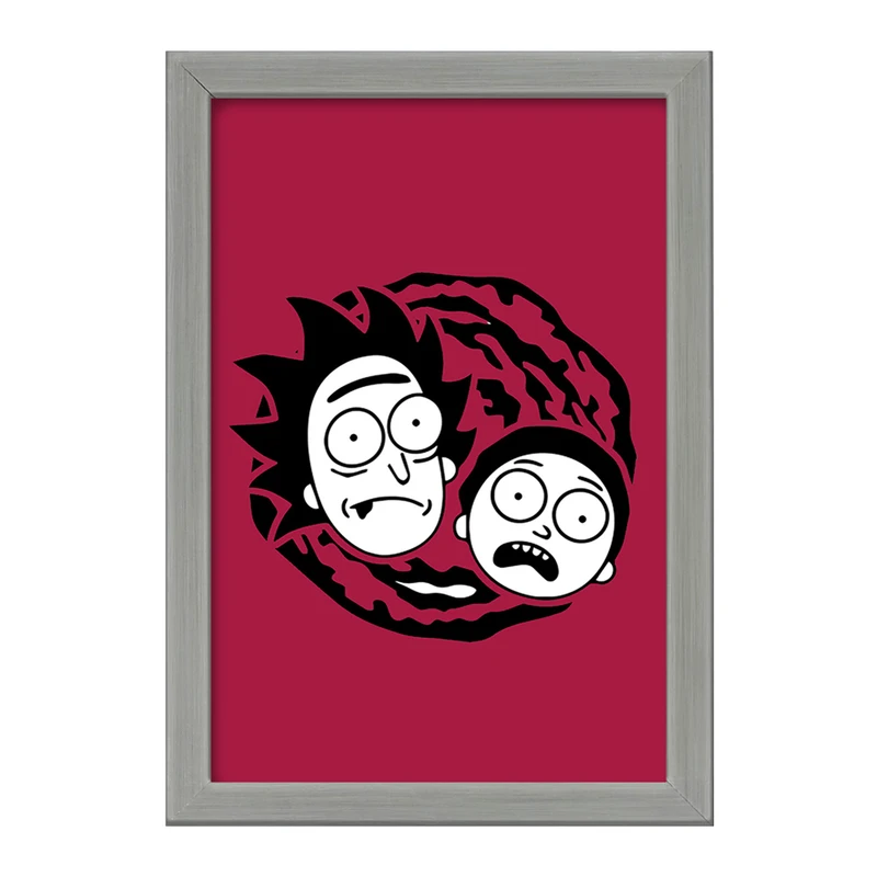 تابلو خندالو طرح انیمیشن ریک و مورتی Rick and Mort کد 26592