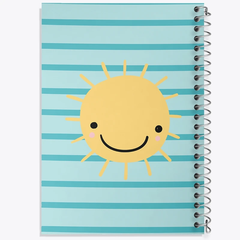 دفتر نقاشی 50 برگ خندالو طرح خورشید کیوت کد F2326