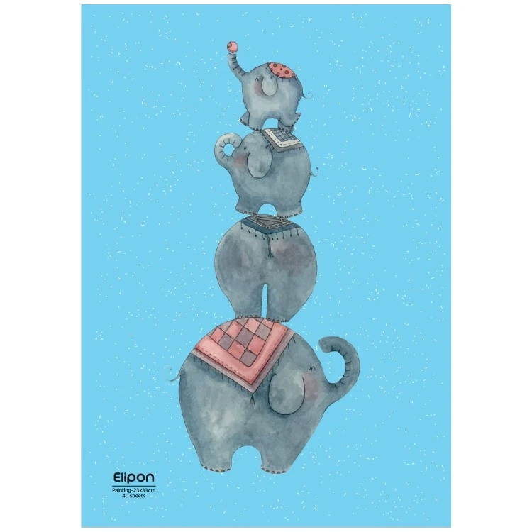 دفتر نقاشی 40 برگ الیپون کد 2531573 