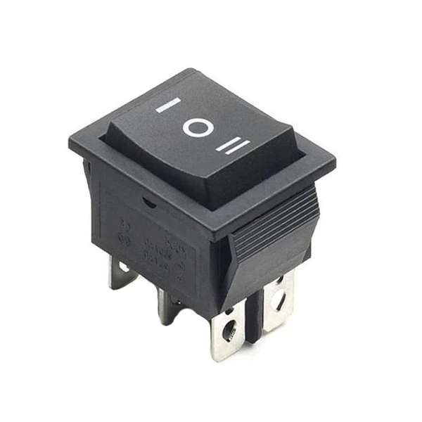 کلید راکر سه حالته مدل 6 پایه کد KCD4 بسته 2 عددی