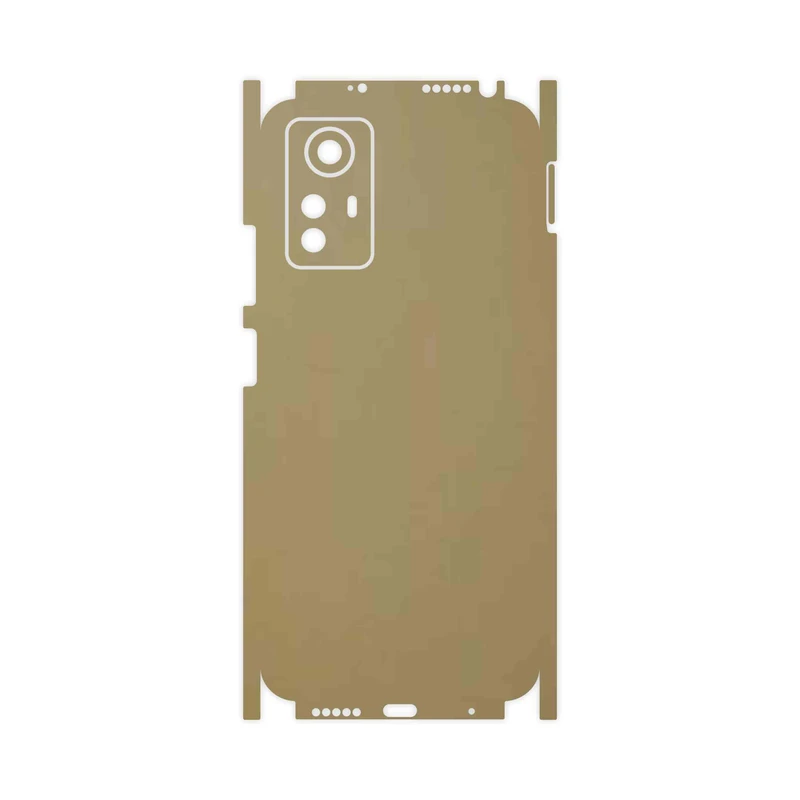 برچسب پوششی ماهوت مدل Matte-Gold-FullSkin مناسب برای گوشی موبایل شیائومی Redmi Note 12S