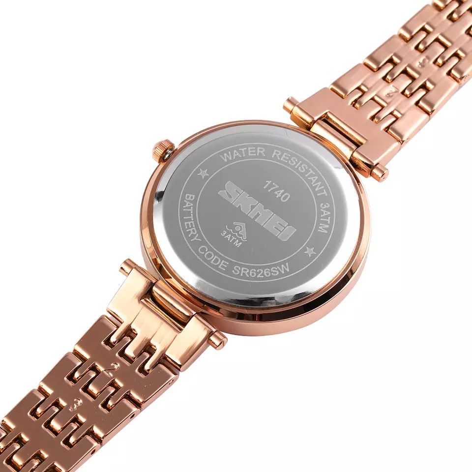 ساعت مچی عقربه ای زنانه اسکمی مدل 1740rosegold -  - 3