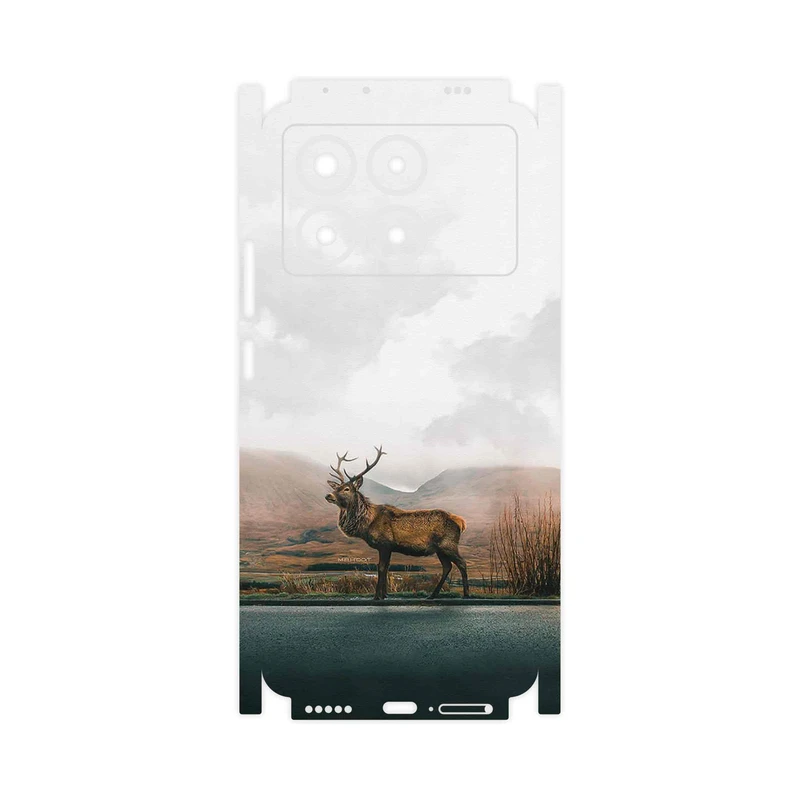 برچسب پوششی ماهوت مدل Horned_Deer-FullSkin مناسب برای گوشی موبایل شیائومی Poco X6 Pro