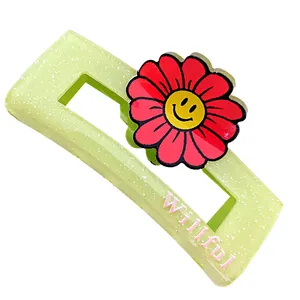 کلیپس مو زنانه مدل گل