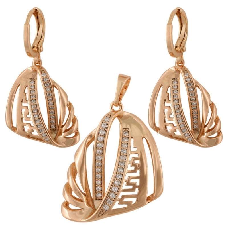 نیم ست زنانه ژوپینگ مدل نگین دار